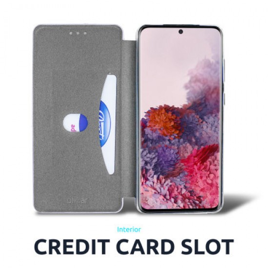 Olixar Soft Silicone iPhone 12 Pro Wallet Case - Grey