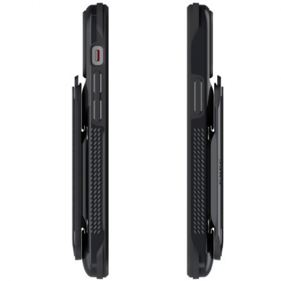 Ghostek Exec 4 iPhone 12 Tough Wallet Case - Black