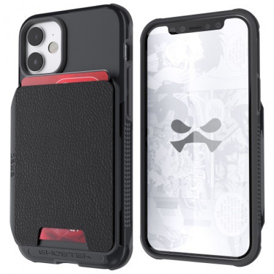 Ghostek Exec 4 iPhone 12 Tough Wallet Case - Black