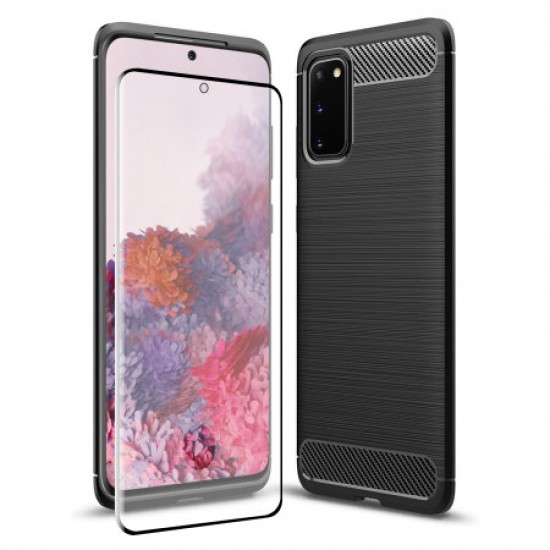 Olixar Sentinel Samsung Galaxy S20 Case And Glass Screen Protector