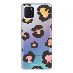 LoveCases Samsung Galaxy Note 10 Lite Leopard Print Clear Case - Multi