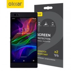 Olixar Razer Phone Screen Protector 2-in-1 Pack