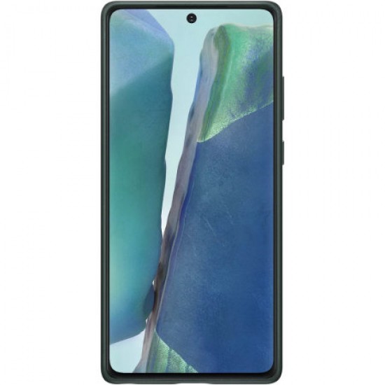 Official Samsung Galaxy Note 20 Leather Cover Case - Green