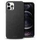 Olixar Genuine Leather iPhone 12 Pro Case - Black