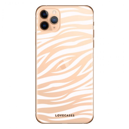 LoveCases iPhone 11 Pro Zebra Phone Case - Clear White LoveCases iPhone 11 Pro Zebra Phone Case - Clear White