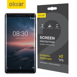 Olixar Nokia 8 Sirocco Screen Protector 2-in-1 Pack
