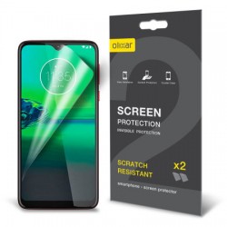 Olixar Motorola Moto G8 Play Film Screen Protector 2-in-1 Pack