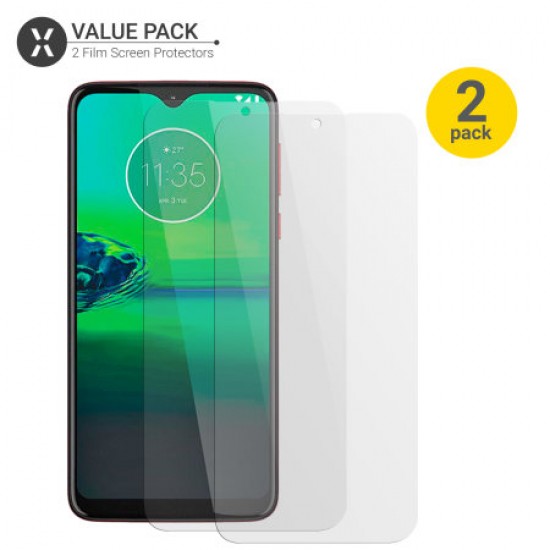 Olixar Motorola Moto G8 Play Film Screen Protector 2-in-1 Pack