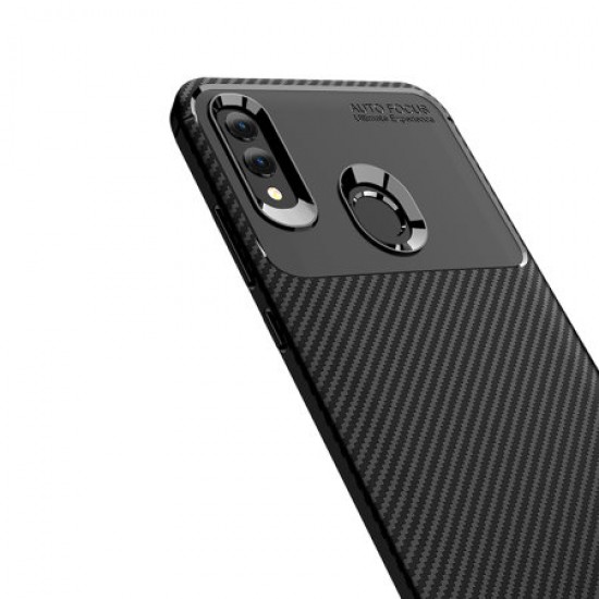 Olixar Carbon Fibre Huawei Honor 10 Lite Case - Black