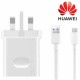 Official Huawei SuperCharge 40W USB-C UK Mains Charger & Cable - White