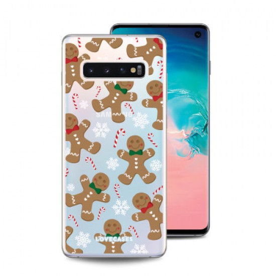 LoveCases Samsung S10 Gingerbread Clear Phone Case LoveCases Samsung S10 Gingerbread Clear Phone Case