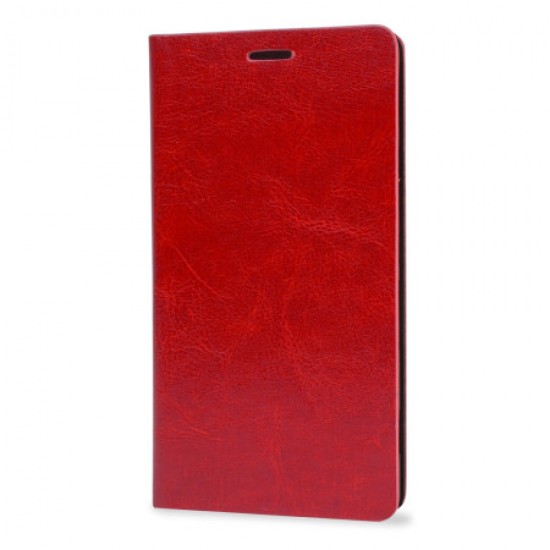 Olixar Leather-Style Sony Xperia C4 Wallet Stand Case - Red