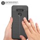 Olixar Attache LG V50 ThinQ Leather-Style Case - Black