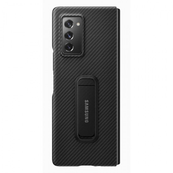 Official Samsung Galaxy Z Fold 2 5G Aramid Standing Cover Case - Black