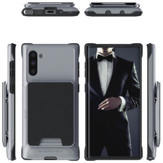 Ghostek Exec 4 Samsung Galaxy Note 10 Wallet Case - Grey