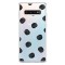 LoveCases Samsung S10 5G Polka Phone Case - Clear Black