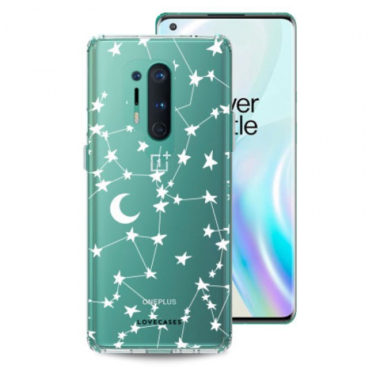 LoveCases OnePlus 8 Pro Starry Deisgn Case - White