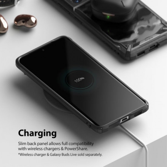 Ringke Samsung Galaxy S21 Plus Fusion X Tough Bumper Case - Black