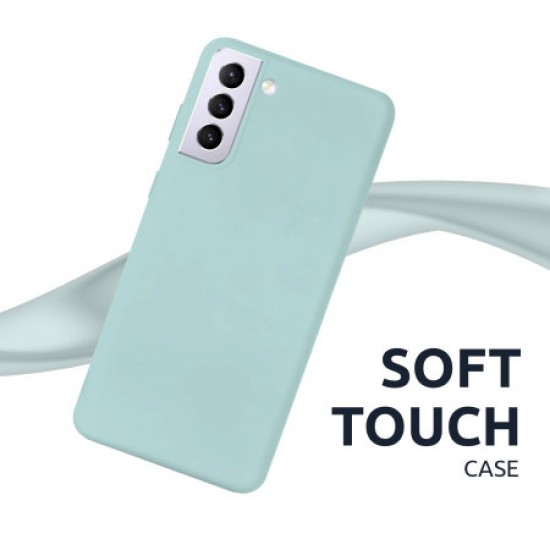 Olixar Samsung Galaxy S21 Plus Soft Silicone Case - Pastel Green