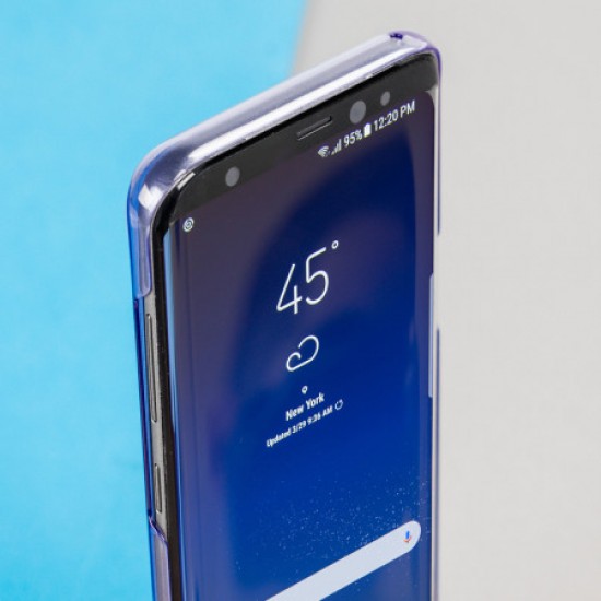Official Samsung Galaxy S8 Plus Clear Cover Case - Violet