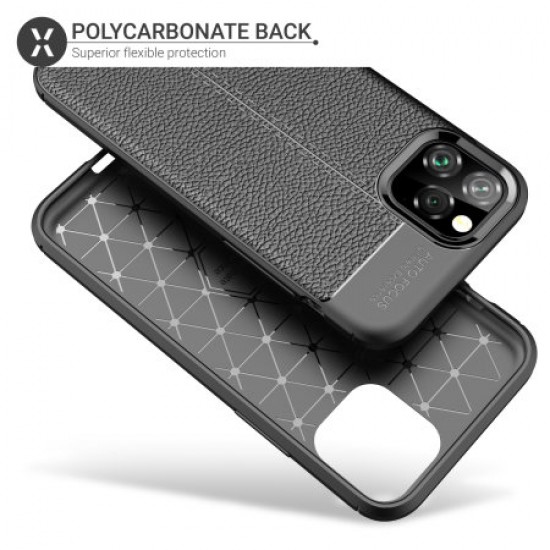 Olixar Attache iPhone 11 Pro Leather-Style Protective Case - Black