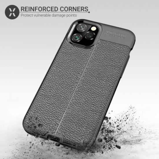 Olixar Attache iPhone 11 Pro Leather-Style Protective Case - Black