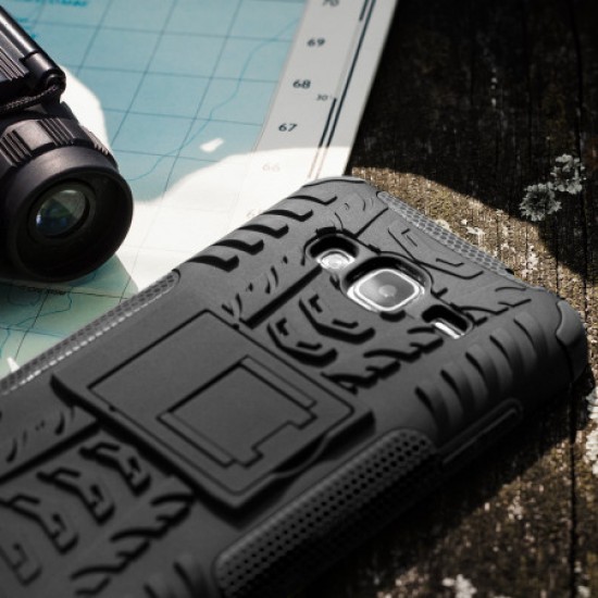 Olixar ArmourDillo Samsung Galaxy J3 2016 Protective Case - Black