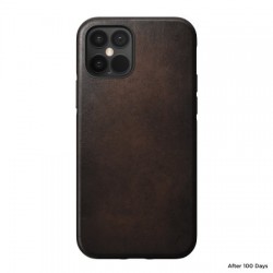 Nomad iPhone 12 Pro Rugged Protective Leather Case - Rustic Brown