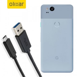 Olixar USB-C Google Pixel 2 Charging Cable - Black 1m