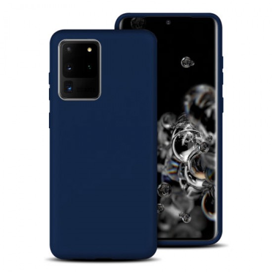 Olixar Samsung Galaxy S20 Ultra Soft Silicone Case - Midnight Blue