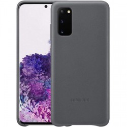 Official Samsung Galaxy S20 Leather Cover Case - Grey
