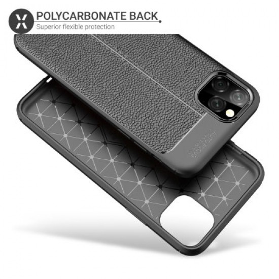 Olixar Attache iPhone 11 Pro Max Leather-Style Protective Case - Black