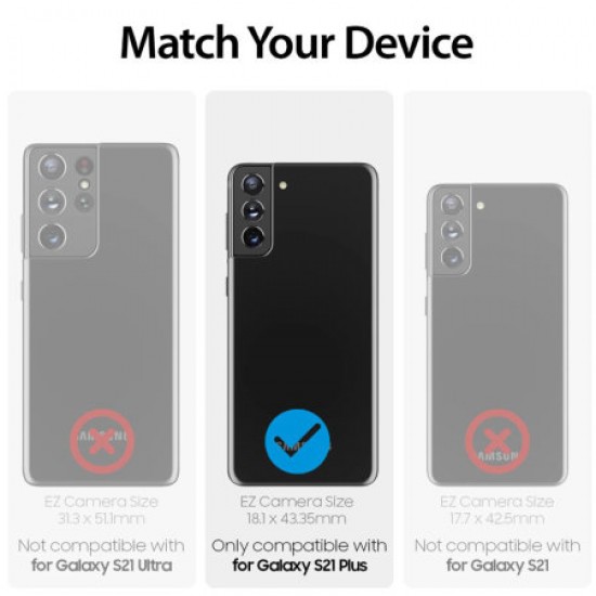 Whitestone Dome EZ Samsung Galaxy S21 Plus Camera Protector - 2 Pack