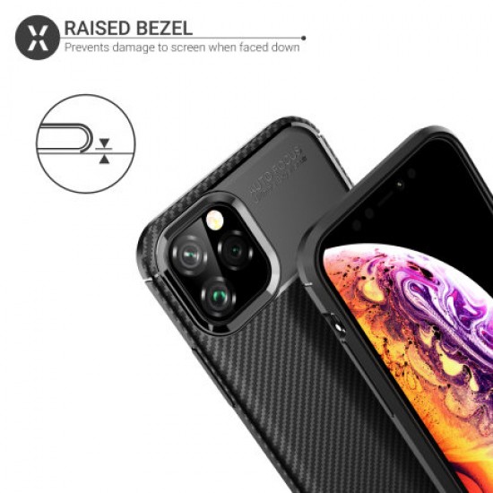 Olixar Carbon Fibre Apple iPhone 11 Pro Case - Black
