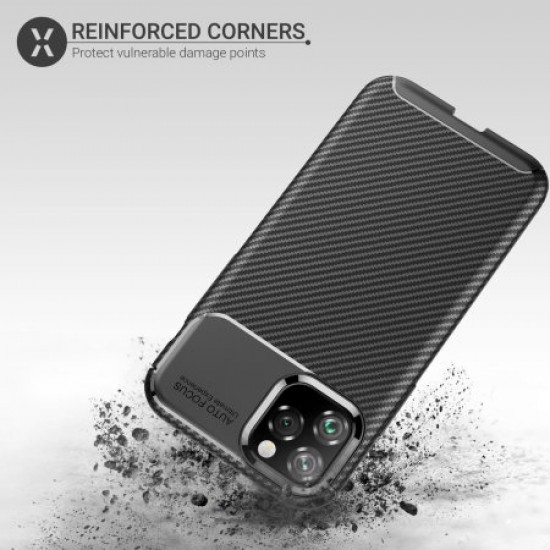 Olixar Carbon Fibre Apple iPhone 11 Pro Case - Black