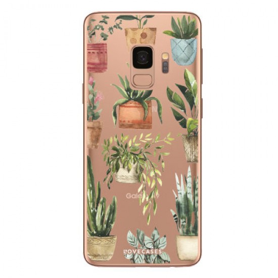 LoveCases Samsung S9 Plus Plant Phone Case - Clear Multi LoveCases Samsung S9 Plus Plant Phone Case - Clear Multi