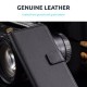 Olixar Genuine Leather iPhone SE 2020 Wallet Case - Black