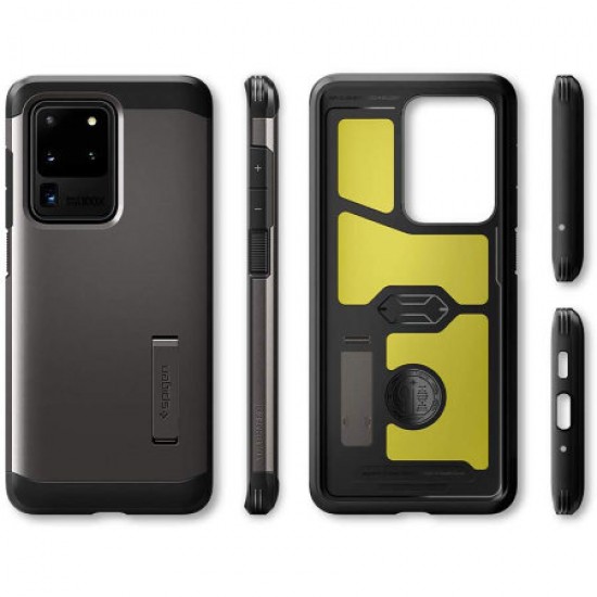 Spigen Tough Armor Samsung Galaxy S20 Ultra Case - Gunmetal Grey