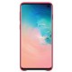Official Samsung Galaxy S10 Leather Cover Case - Red