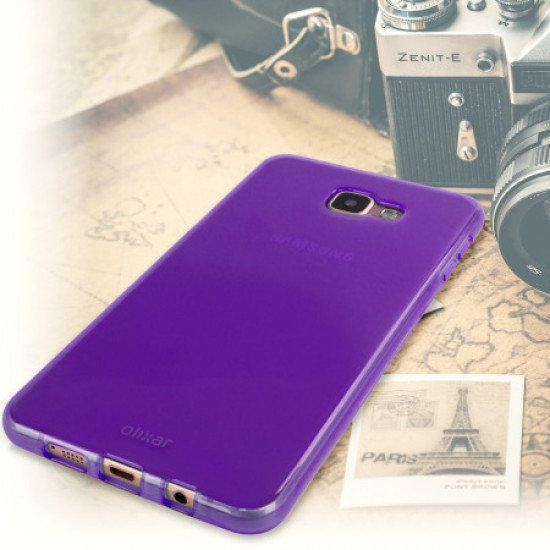 Olixar FlexiShield Samsung Galaxy A9 2016 Gel Case - Purple