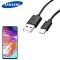 Official Samsung Galaxy USB-C A70 Fast Charging Cable - 1.2m - Black