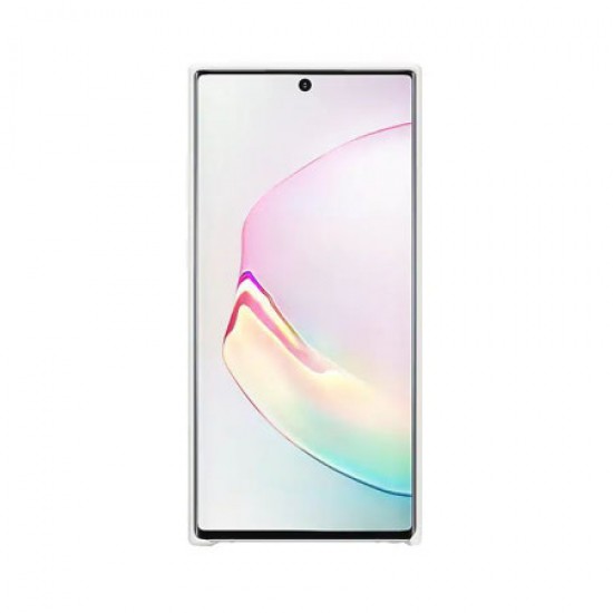Official Samsung Galaxy Note 10 Plus Silicone Cover Case - White