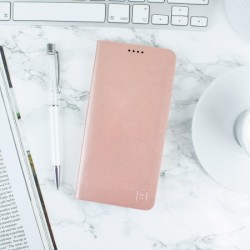 Olixar Leather-Style Galaxy S10 Wallet Stand Case - Rose Gold