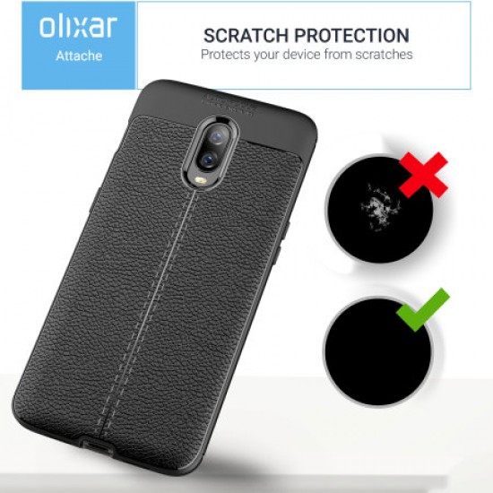 Olixar Attache OnePlus 6T Executive Shell Case - Black