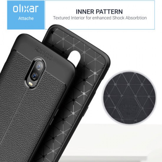 Olixar Attache OnePlus 6T Executive Shell Case - Black