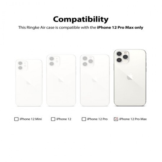 Ringke Air iPhone 12 Pro Max Case - Black Ringke Air iPhone 12 Pro Max Case - Black
