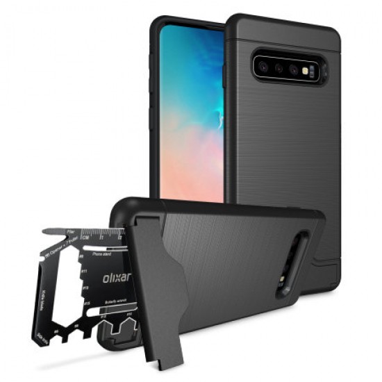 Olixar X-Ranger Samsung Galaxy S10 Plus Survival Case - Tactical Black