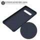 Olixar Samsung Galaxy S10 Soft Silicone Case - Midnight Blue