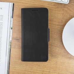 Olixar Leather-Style Samsung Galaxy S10 5G Wallet Stand Case - Black