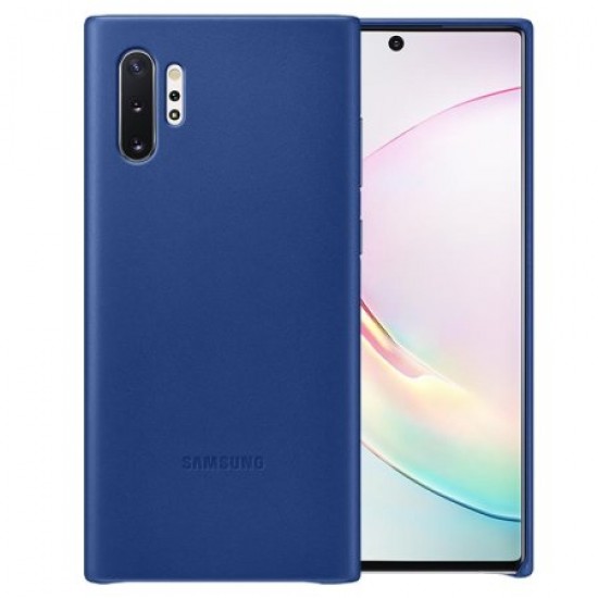 Official Samsung Galaxy Note 10 Plus Leather Cover Case - Blue